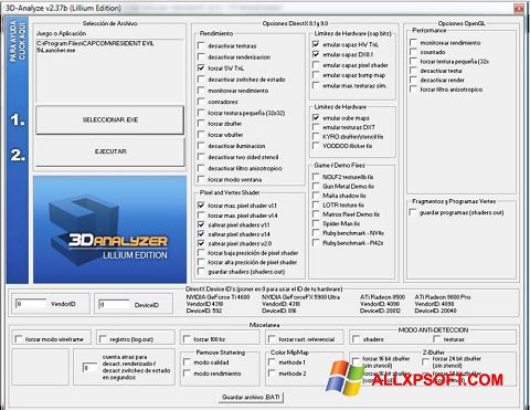 Скріншот 3D-Analyze для Windows XP