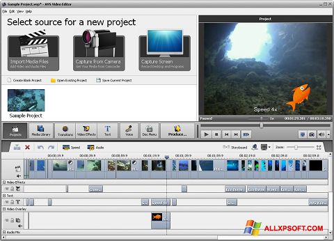 Скріншот AVS Video Editor для Windows XP