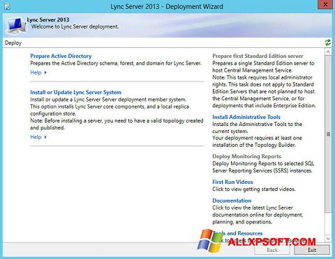 Скріншот Lync для Windows XP