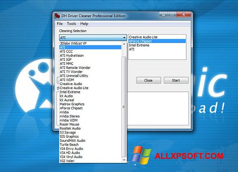 Скріншот Driver Cleaner для Windows XP