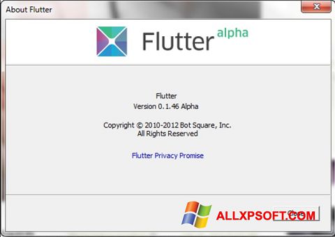 Скріншот Flutter для Windows XP