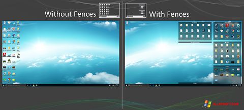 Скріншот Fences для Windows XP