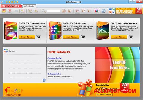 Скріншот Doc Reader для Windows XP