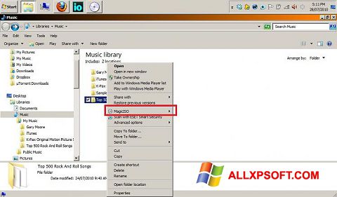 Скріншот MagicISO для Windows XP