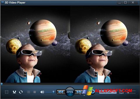 Скріншот 3D Video Player для Windows XP