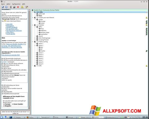 Скріншот Mumble для Windows XP