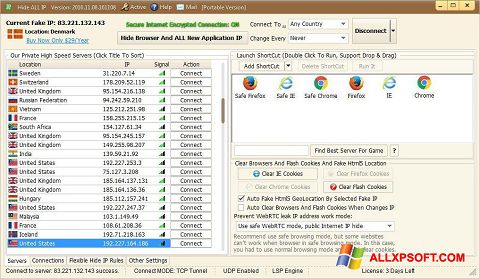 Скріншот Hide ALL IP для Windows XP
