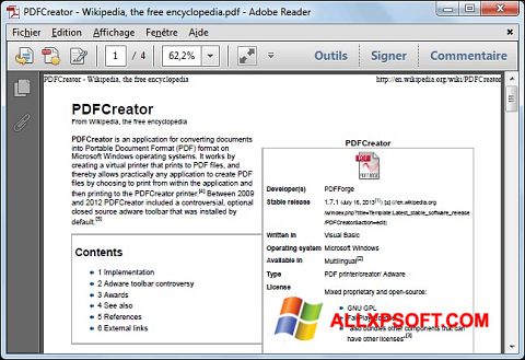 Скріншот PDFCreator для Windows XP