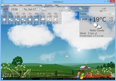 Скріншот YoWindow для Windows XP