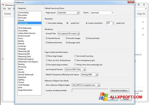Скріншот Adobe Acrobat Reader DC для Windows XP