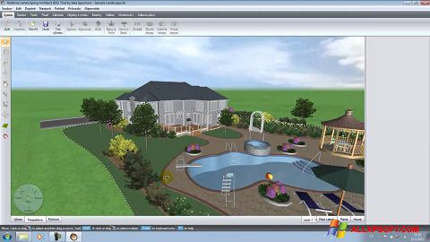 Скріншот Realtime Landscaping Architect для Windows XP