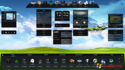Скріншот Winstep Nexus для Windows XP