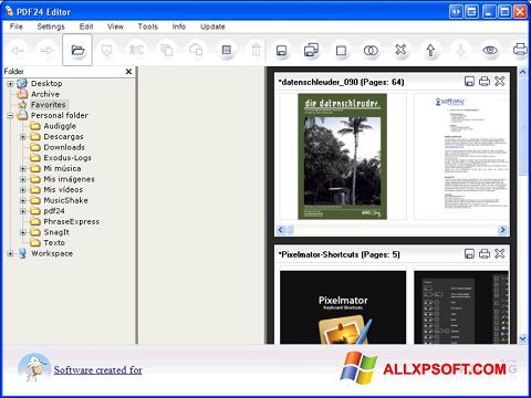 Скріншот PDF24 Creator для Windows XP