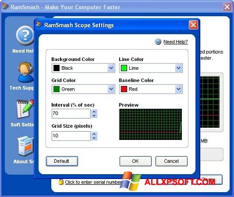 Скріншот RamSmash для Windows XP
