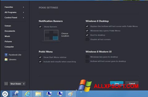 Скріншот Pokki для Windows XP