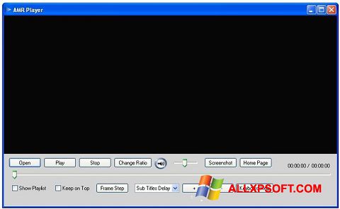 Скріншот AMR Player для Windows XP