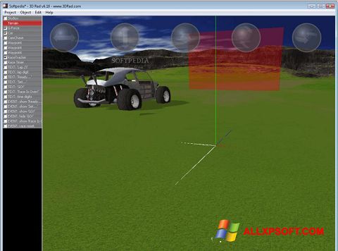 Скріншот 3D Rad для Windows XP