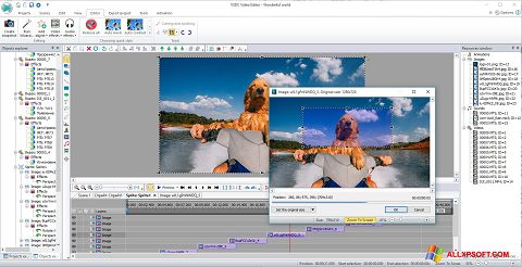 Скріншот VSDC Free Video Editor для Windows XP