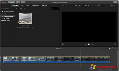 Скріншот iMovie для Windows XP