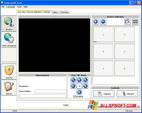 Скріншот webcamXP для Windows XP