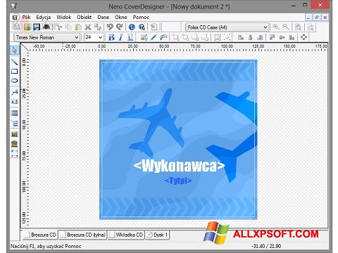 Скріншот Nero Cover Designer для Windows XP