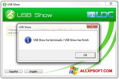 Скріншот USB Show для Windows XP
