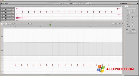 Скріншот Melodyne для Windows XP