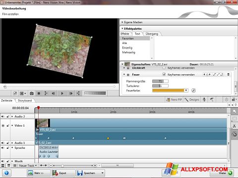 Скріншот Nero Vision для Windows XP