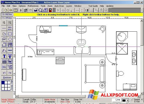 Скріншот Home Plan Pro для Windows XP