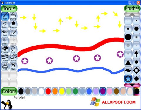 Скріншот Tux Paint для Windows XP