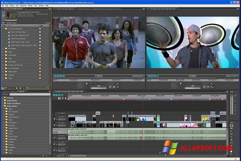 Скріншот Adobe Premiere Pro для Windows XP