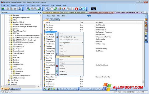 Скріншот Remote Administration Tool для Windows XP