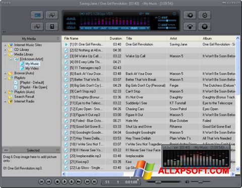 Скріншот JetAudio для Windows XP