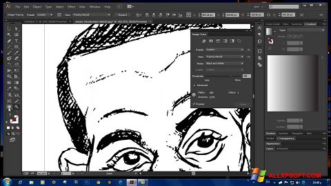 Скріншот Adobe Illustrator CC для Windows XP