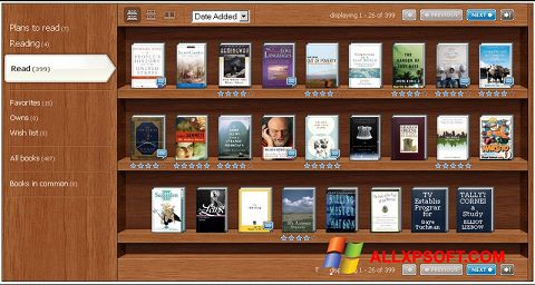 Скріншот Bookshelf для Windows XP