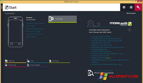 Скріншот MOBILedit! для Windows XP