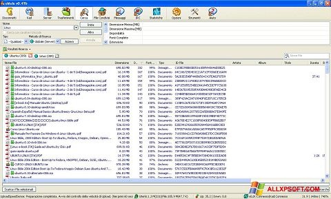 Скріншот eMule для Windows XP