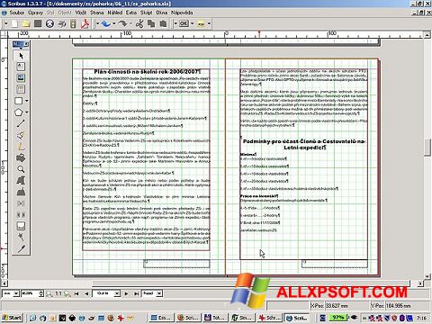 Скріншот Scribus для Windows XP