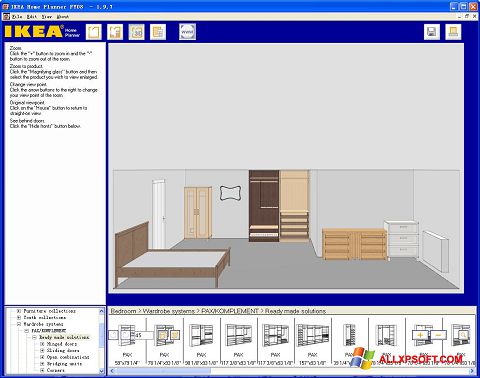 Скріншот IKEA Home Planner для Windows XP