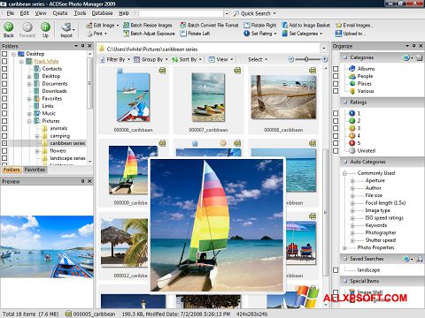 Скріншот ACDSee Photo Manager для Windows XP