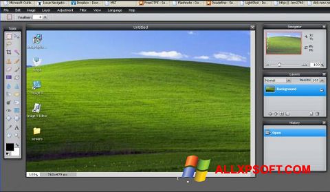 Скріншот LightShot для Windows XP