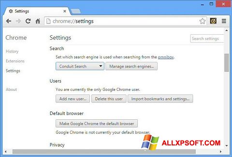 Скріншот Chrome Cleanup Tool для Windows XP