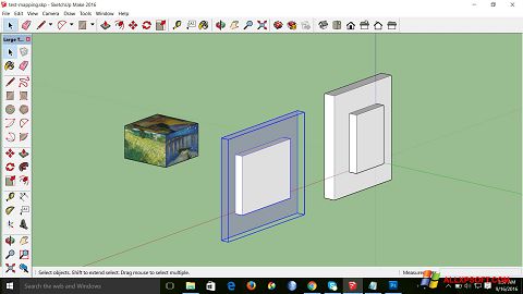 Скріншот SketchUp Make для Windows XP