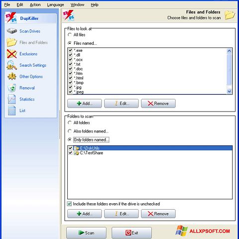 Скріншот DupKiller для Windows XP