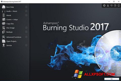 Скріншот Ashampoo Burning Studio для Windows XP