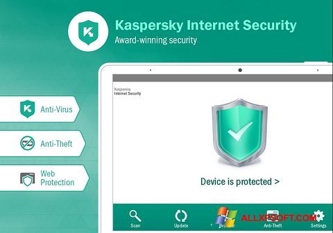 Скріншот Kaspersky Internet Security для Windows XP