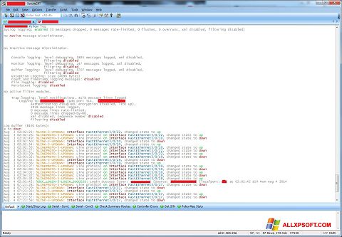 Скріншот SecureCRT для Windows XP