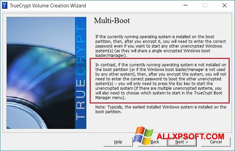 Скріншот MultiBoot для Windows XP