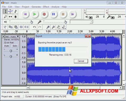 Скріншот Lame MP3 Encoder для Windows XP