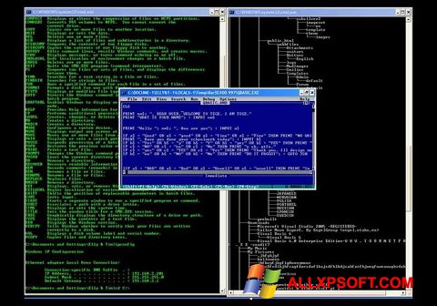 Скріншот QBasic для Windows XP